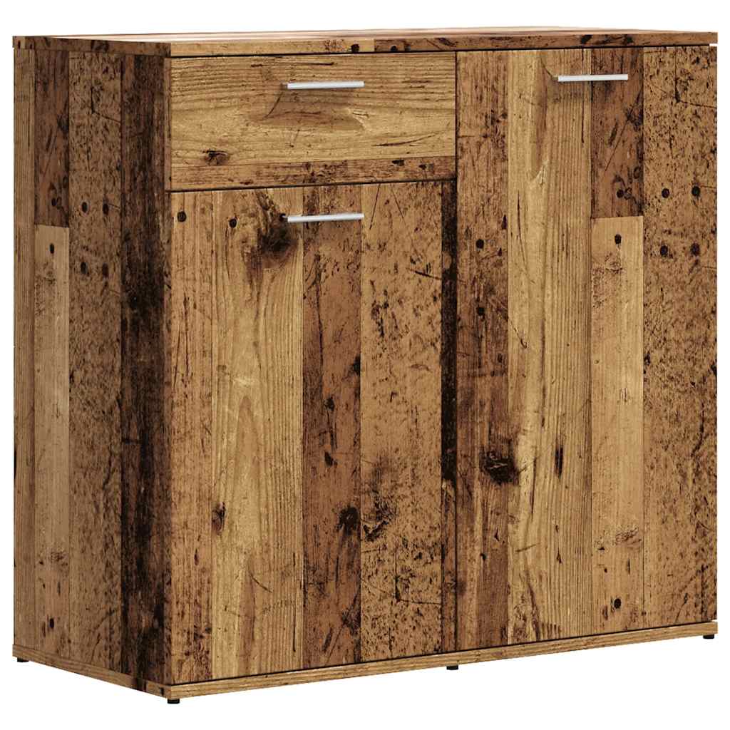 Sideboard Old Wood 80x36x75 cm Engineered Wood