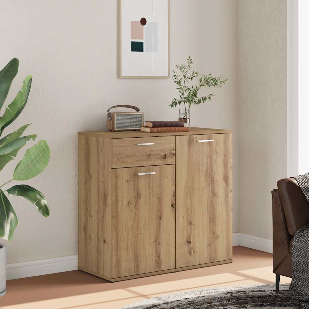 Sideboard Artisan Oak 80x36x75 cm Engineered Wood