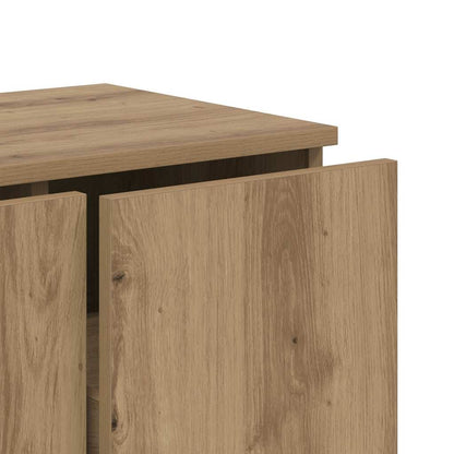 TV Cabinet Artisan Oak 80x34x30 cm Engineered Wood
