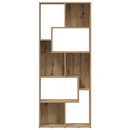 Bookcase Artisan Oak 67x24x161 cm Engineered Wood