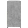 Bathroom Sink Cabinet Concrete Grey 60x33x60 cm Engineered Wood