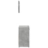 Bathroom Cabinet with Mirror Concrete Grey Engineered Wood