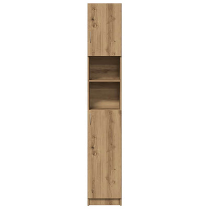 Bathroom Cabinet Artisan Oak 32x25.5x190 cm Engineered Wood