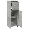 Bathroom Cabinet Concrete Grey 30x30x95 cm Engineered Wood
