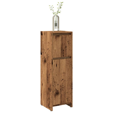 Bathroom Cabinet Old Wood 30x30x95 cm Engineered Wood