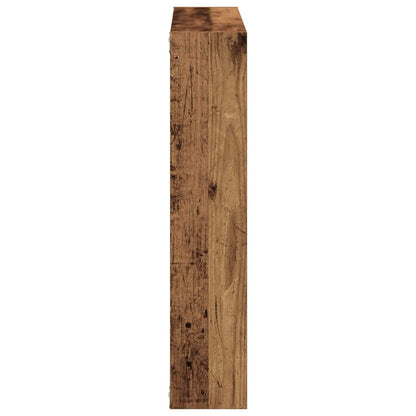 Wall Shelf Old Wood 90x16x78 cm Engineered Wood