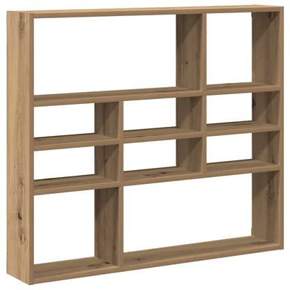 Wall Shelf Artisan Oak 90x16x78 cm Engineered Wood