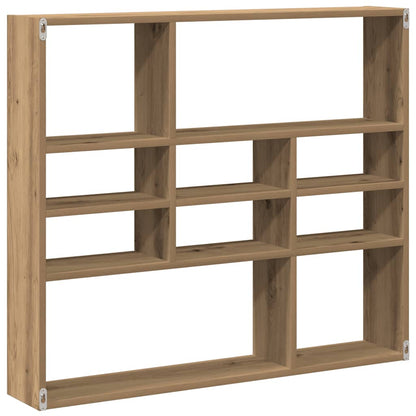 Wall Shelf Artisan Oak 90x16x78 cm Engineered Wood