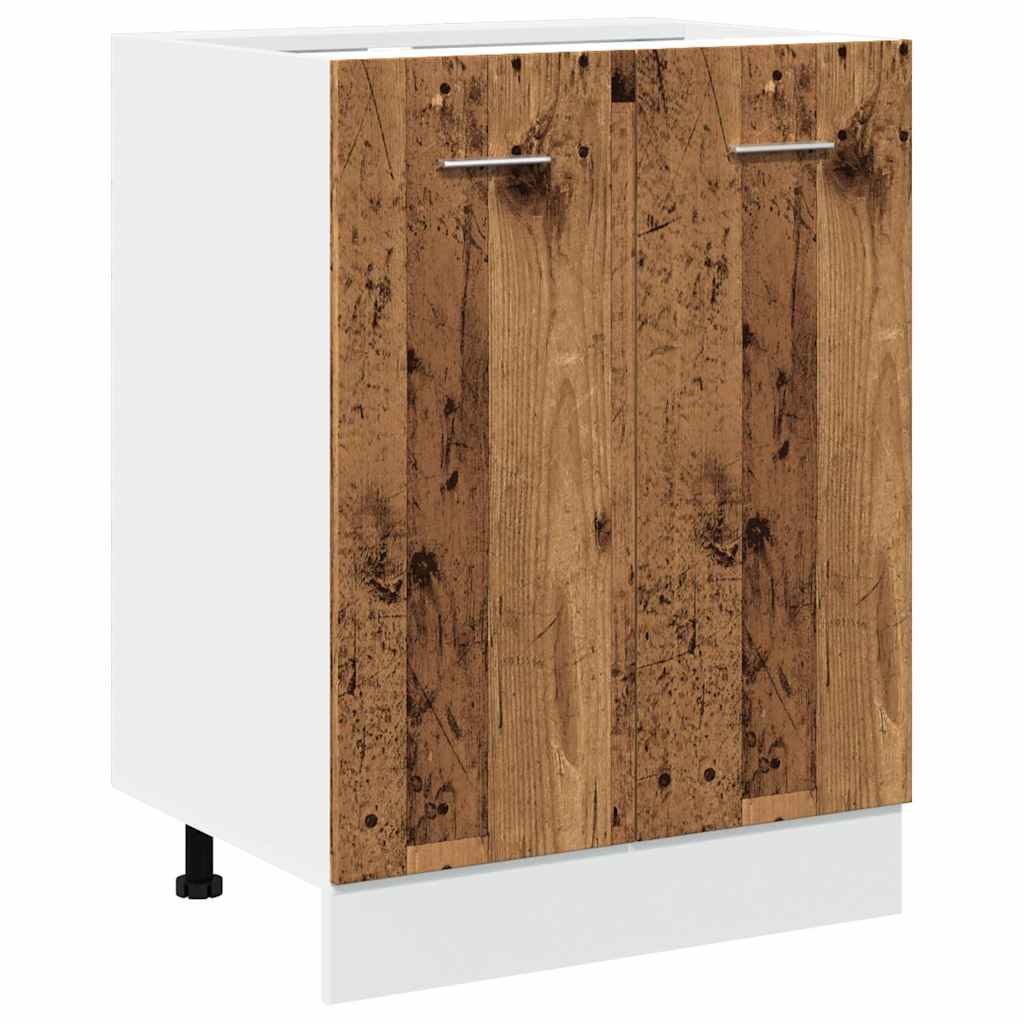 Bottom Cabinet Lyon Old Wood 60x46x81.5 cm Engineered Wood