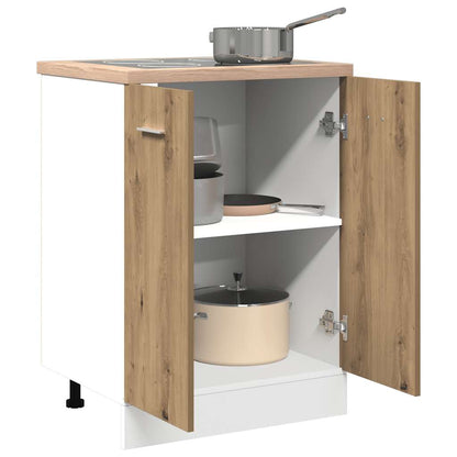 Bottom Cabinet Lyon Artisan Oak 60x46x81.5 cm Engineered Wood
