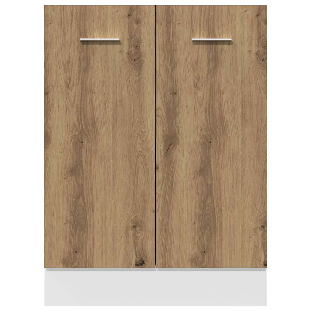 Bottom Cabinet Lyon Artisan Oak 60x46x81.5 cm Engineered Wood
