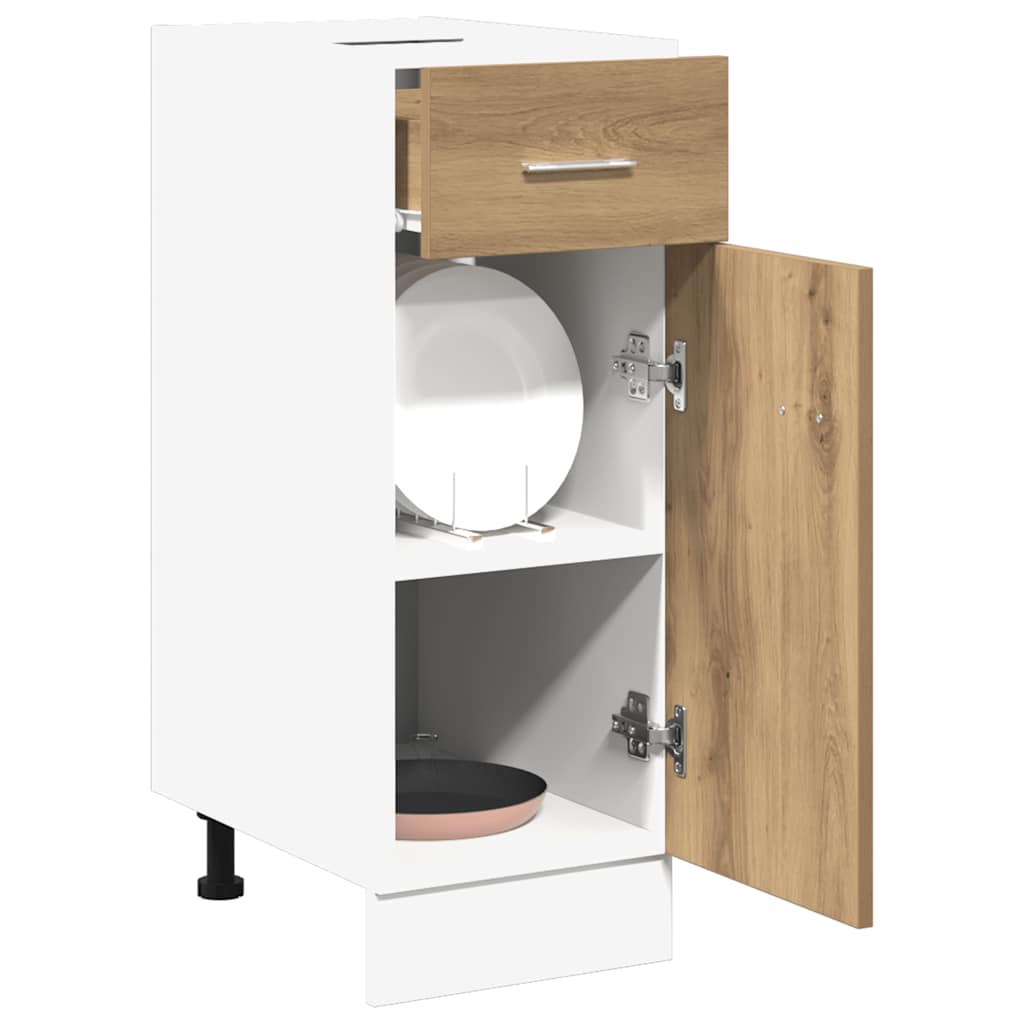 Drawer Bottom Cabinet Lyon Artisan Oak 30x46x81.5 cm Engineered Wood