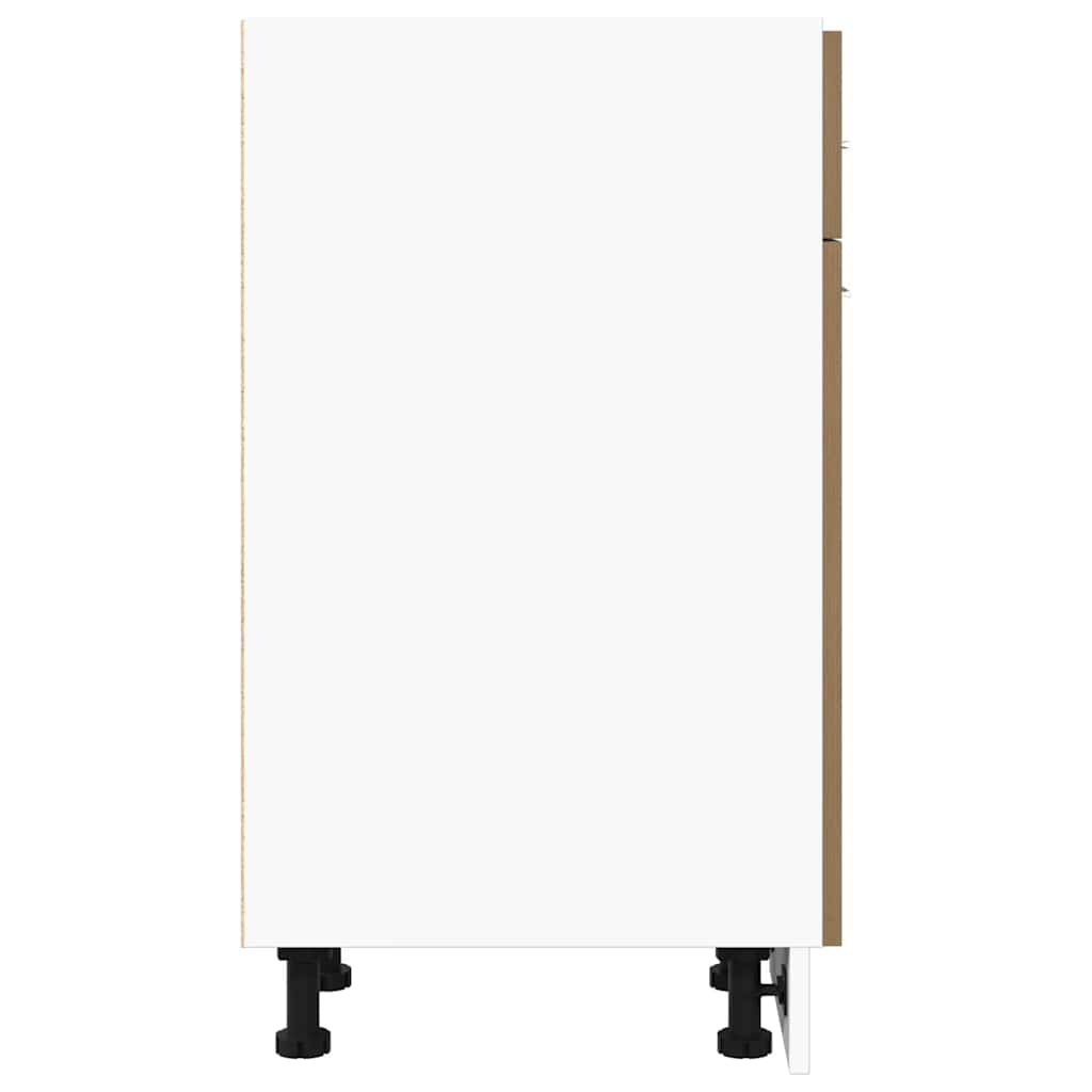 Drawer Bottom Cabinet Lyon Artisan Oak 30x46x81.5 cm Engineered Wood