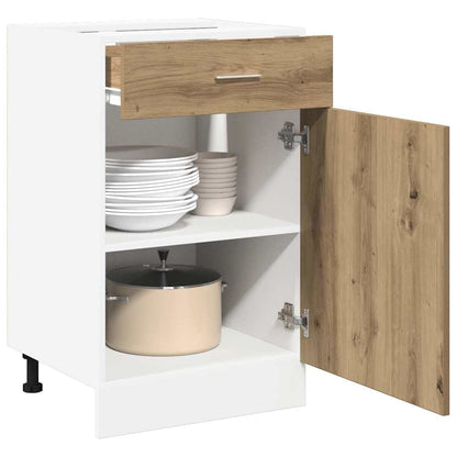 Drawer Bottom Cabinet Lyon Artisan Oak 40x46x81.5 cm Engineered Wood