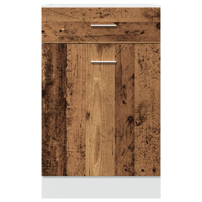 Drawer Bottom Cabinet Lyon Old Wood 50x46x81.5 cm Engineered Wood