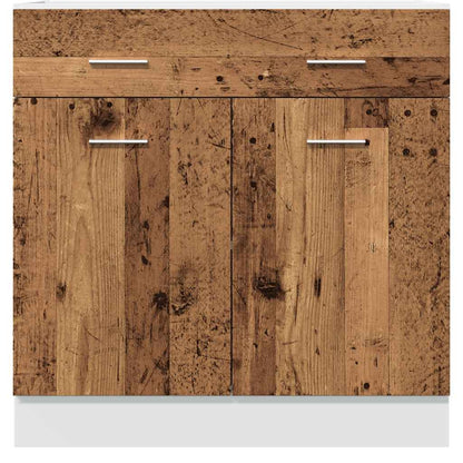 Drawer Bottom Cabinet Lyon Old Wood 80x46x81.5 cm Engineered Wood