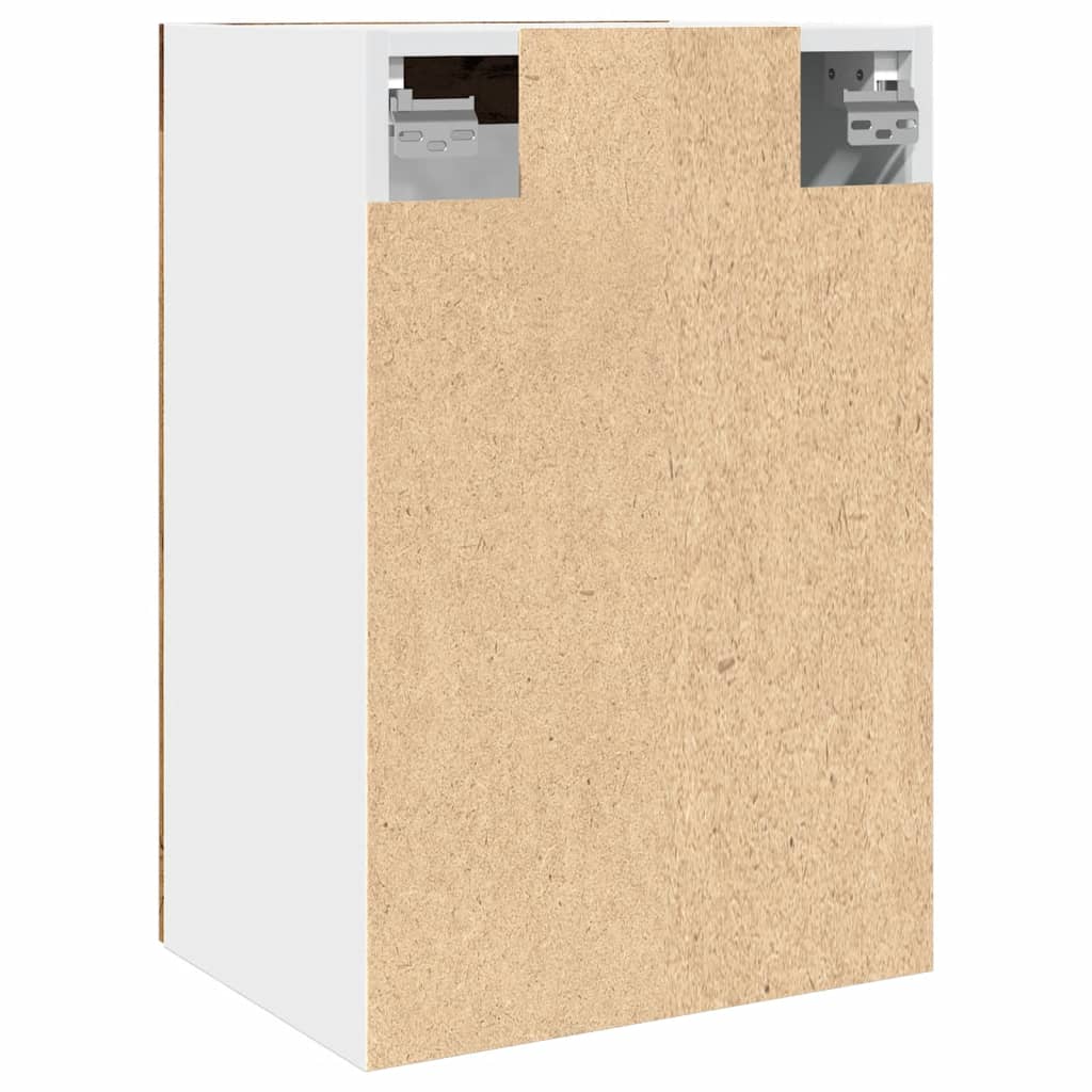 Hanging Glass Cabinet Lyon Old Wood 40x31x60 cm Engineered Wood