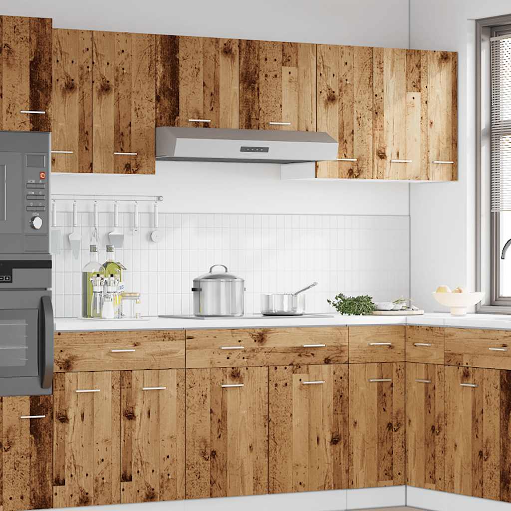 Hanging Cabinet Lyon Old Wood 30x31x60 cm Engineered Wood