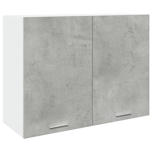 Hanging Cabinet Lyon Concrete Grey 80x31x60 cm Engineered Wood