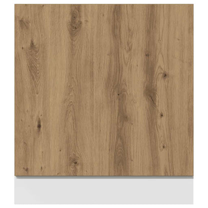Dishwasher Panel Lyon Artisan Oak 60x1.5x67 cm Engineered Wood