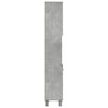 Bathroom Cabinet Concrete Grey 30x30x179 cm Engineered Wood