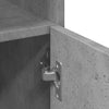 Bathroom Cabinet Concrete Grey 30x30x179 cm Engineered Wood