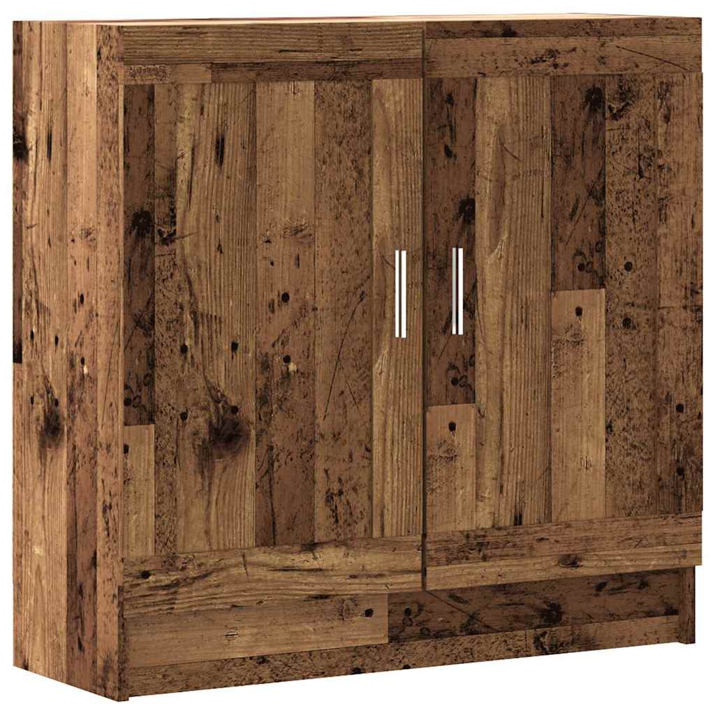 Book Cabinet Old Wood 82,5x30,5x80 cm Engineered Wood
