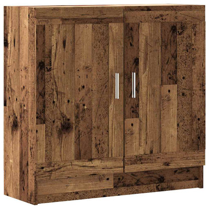 Book Cabinet Old Wood 82,5x30,5x80 cm Engineered Wood