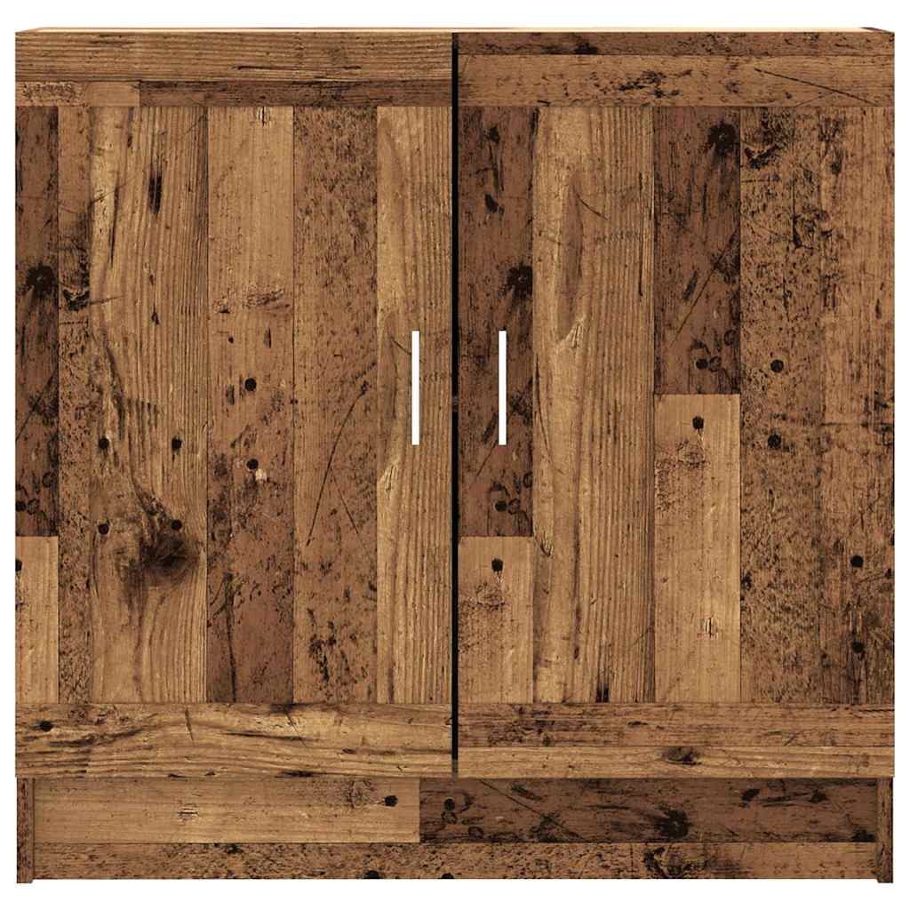 Book Cabinet Old Wood 82,5x30,5x80 cm Engineered Wood