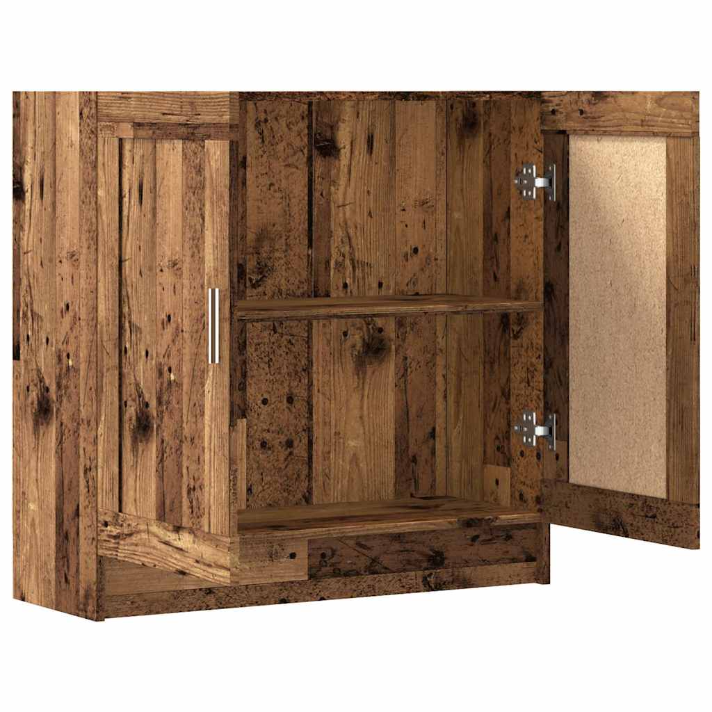 Book Cabinet Old Wood 82,5x30,5x80 cm Engineered Wood