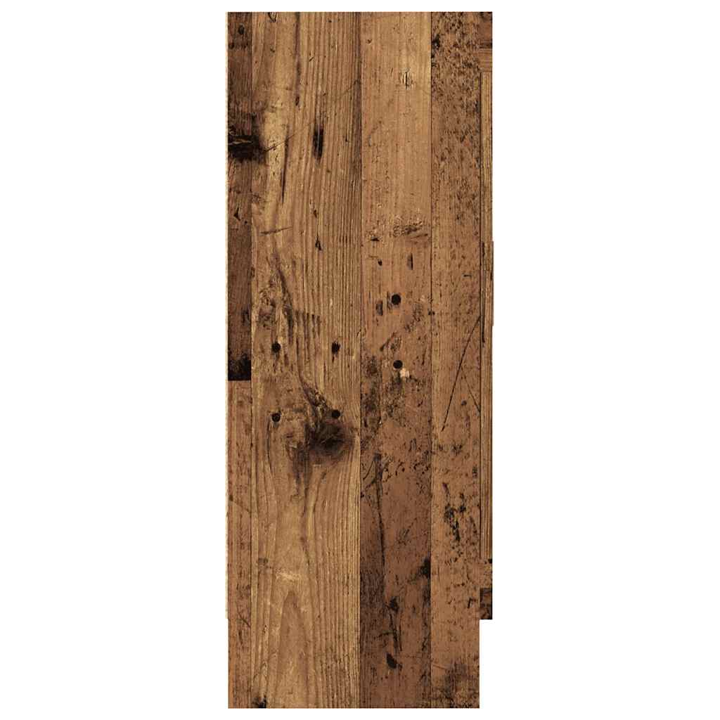 Book Cabinet Old Wood 82,5x30,5x80 cm Engineered Wood