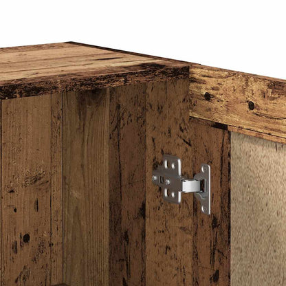 Book Cabinet Old Wood 82,5x30,5x80 cm Engineered Wood
