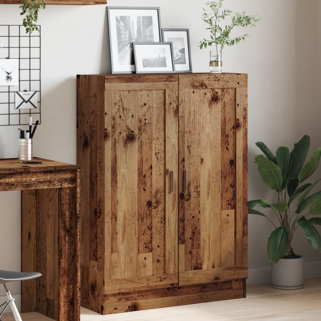 Book Cabinet Old Wood 82,5x30,5x115 cm Engineered Wood