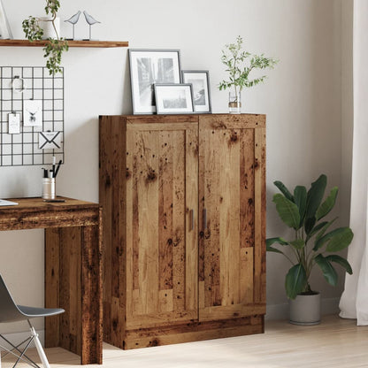 Book Cabinet Old Wood 82,5x30,5x115 cm Engineered Wood
