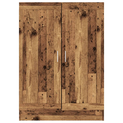 Book Cabinet Old Wood 82,5x30,5x115 cm Engineered Wood