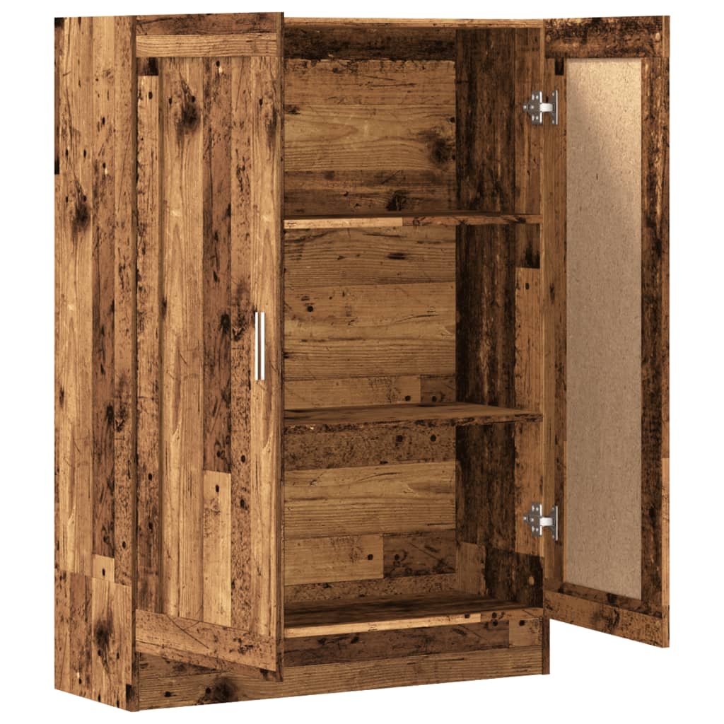 Book Cabinet Old Wood 82,5x30,5x115 cm Engineered Wood
