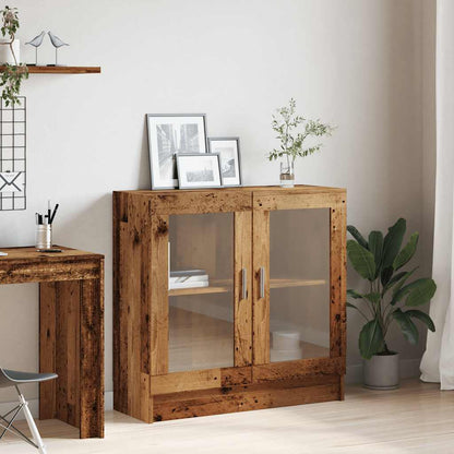 Book Cabinet Old Wood 82,5x30,5x80 cm Engineered Wood