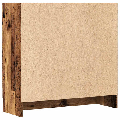 Book Cabinet Old Wood 82,5x30,5x80 cm Engineered Wood