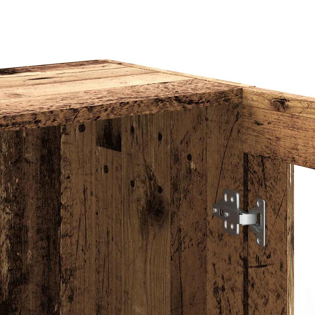 Book Cabinet Old Wood 82,5x30,5x80 cm Engineered Wood