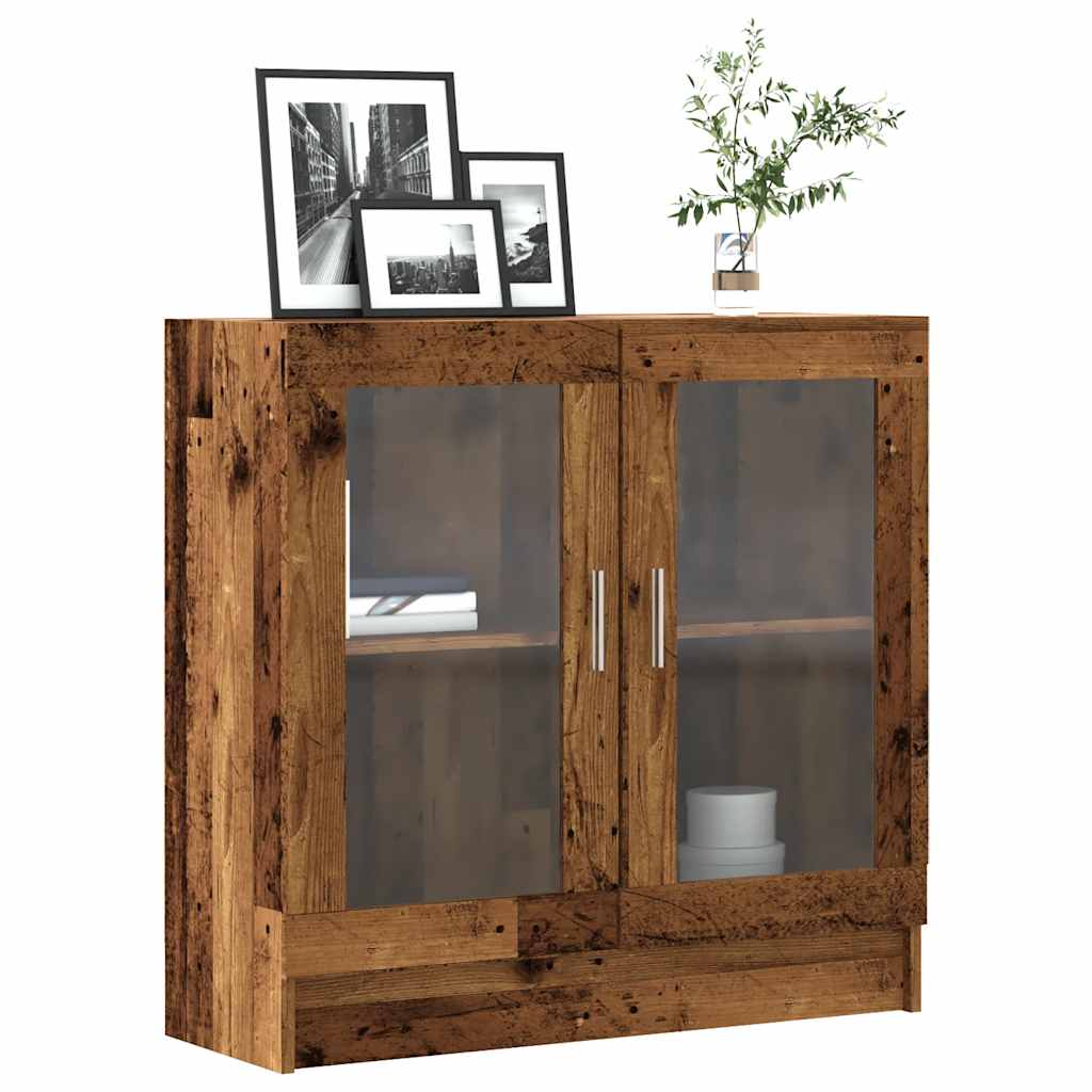 Book Cabinet Old Wood 82,5x30,5x80 cm Engineered Wood