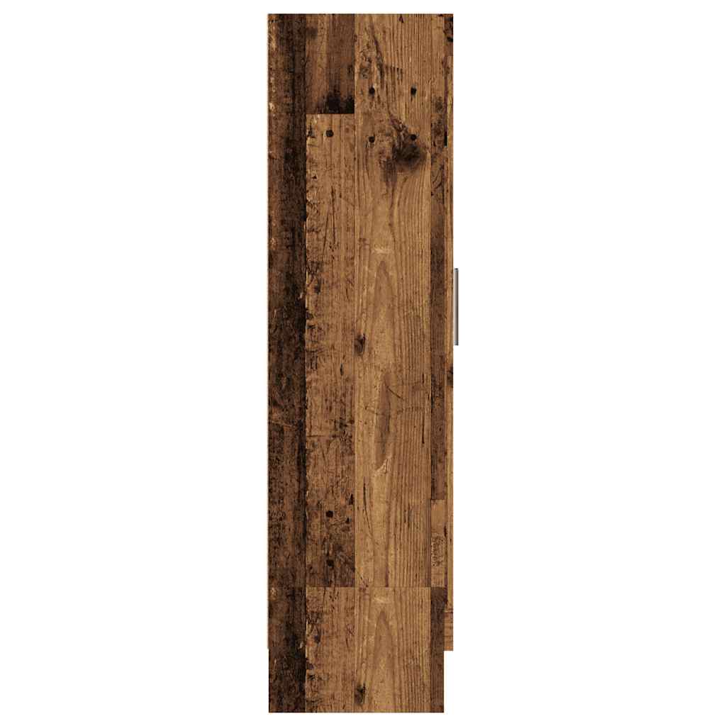 Book Cabinet Old Wood 82,5x30,5x115 cm Engineered Wood