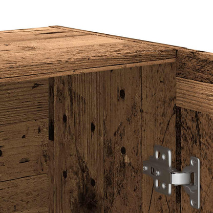 Book Cabinet Old Wood 82,5x30,5x115 cm Engineered Wood