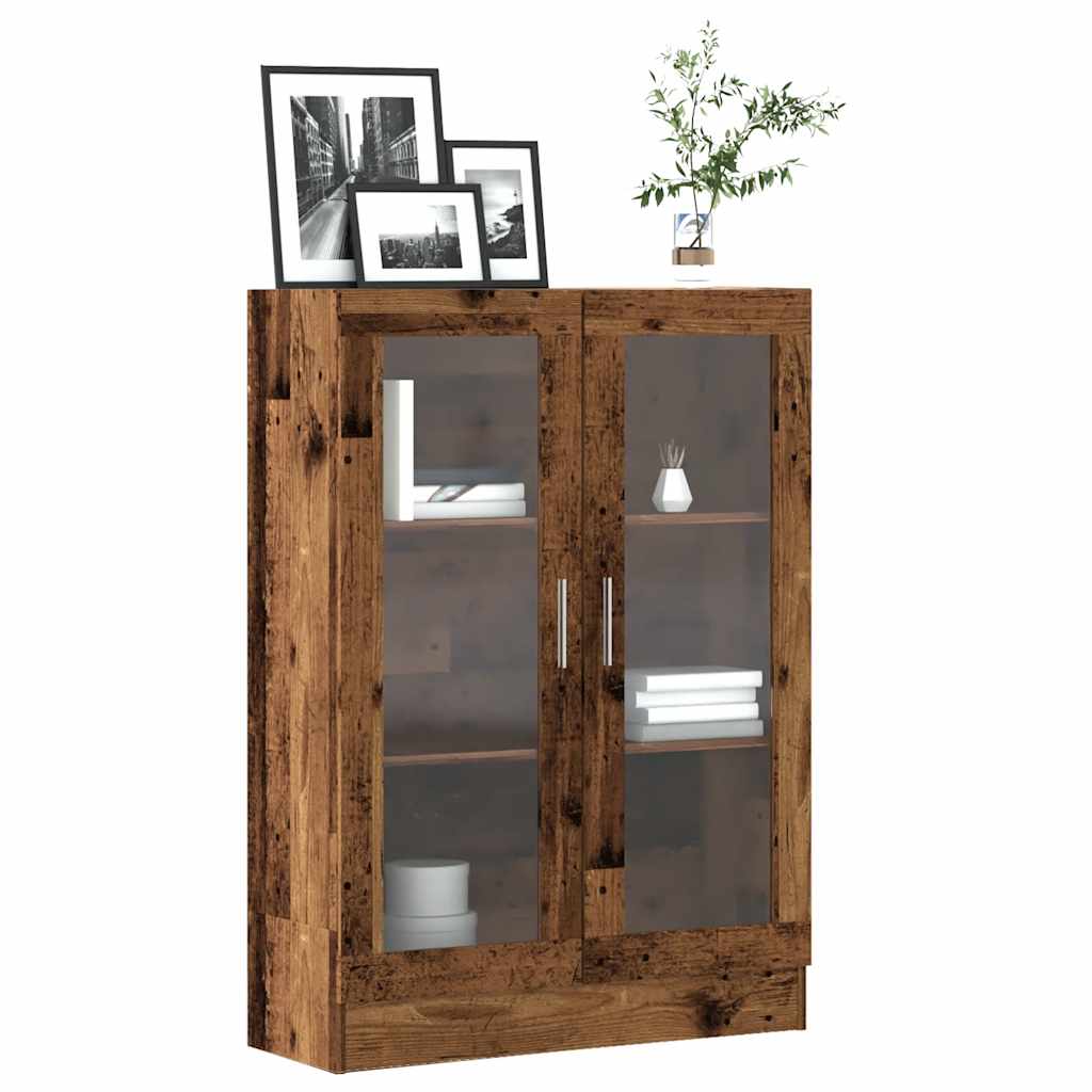 Book Cabinet Old Wood 82,5x30,5x115 cm Engineered Wood