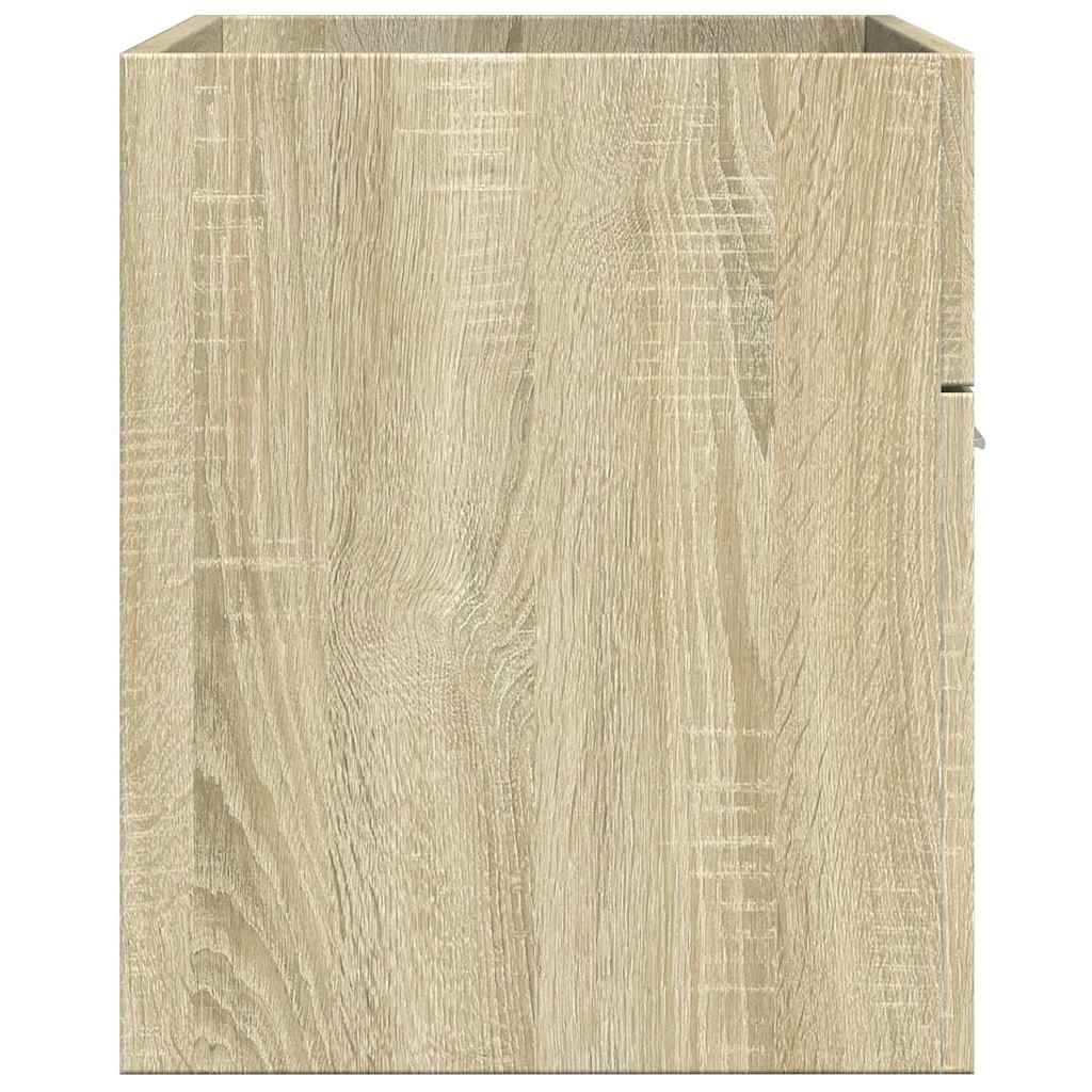 Sink Cabinet Sonoma Oak 80x38.5x46 cm Engineered Wood