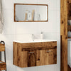 Bathroom Sink Cabinet Old Wood 90x38.5x46 cm Engineered Wood