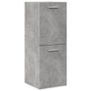 Bathroom Hanging Cabinet Concrete Grey 30x30x80 cm Engineered Wood