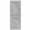 Bathroom Hanging Cabinet Concrete Grey 30x30x80 cm Engineered Wood