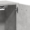Bathroom Hanging Cabinet Concrete Grey 30x30x80 cm Engineered Wood