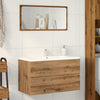Bathroom Hanging Cabinet Artisian Oak 80x38.5x45 cm Engineered Wood