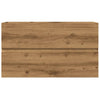 Bathroom Hanging Cabinet Artisian Oak 80x38.5x45 cm Engineered Wood